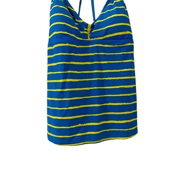 Nike Tankini Swim Tank Top Racerback Blue Women's Medium - Picture 3 of 9